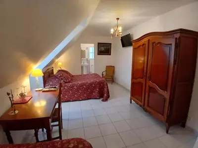Coin salon dans l'établissement Chambres d'hôtes La Cabriole - Entre Amboise & Chenonceau