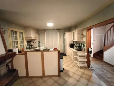 Cuisine ou kitchenette dans l'établissement Le Châtelier