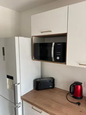 Cuisine ou kitchenette dans l'établissement Gîte clair matin Classé 3 étoiles
