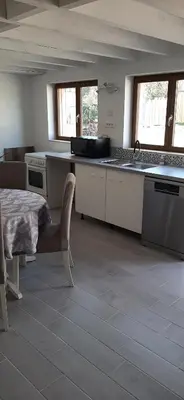 Cuisine ou kitchenette dans l'établissement Chambres d'hôtes chez Mylène et Guillaume