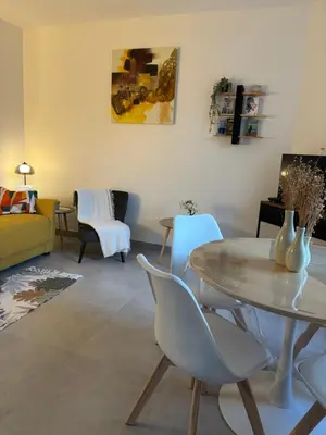 Coin salon dans l'établissement Séjour vigne et château Vouvray - Maison terrasse