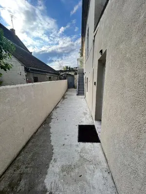 Vue générale sur la montagne ou vue sur la montagne depuis l'appartement