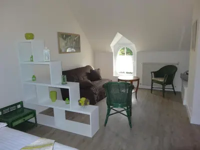 Coin salon dans l'établissement Jardin de Canaan