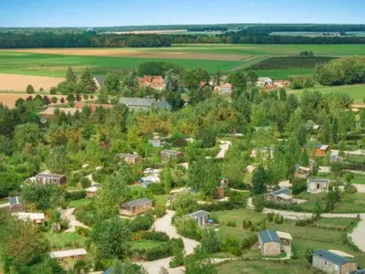 Paysage naturel près de le camping