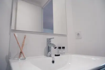 Salle de bains dans l'établissement Les Clés de Touraine- Séjour convivial entre amis