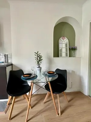 Coin salon dans l'établissement Studio Vienne - Spacieux et confortable en plein centre