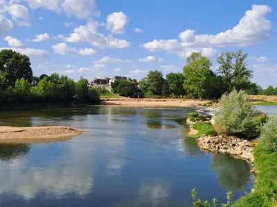 Paysage naturel près de la maison de vacances