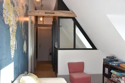 Coin salon dans l'établissement Chambres d'hôtes PANCHIEN