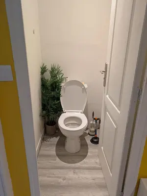 Salle de bains dans l'établissement Appartement RDC Soleil