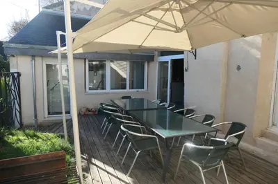 Terrasse ou espace extérieur de l'établissement la roche coeur