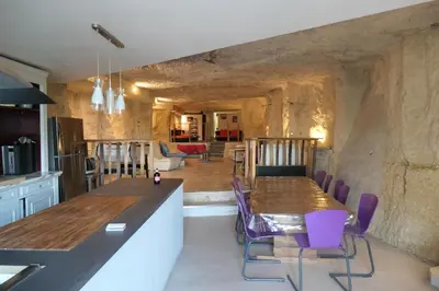 Coin salon dans l'établissement la roche coeur