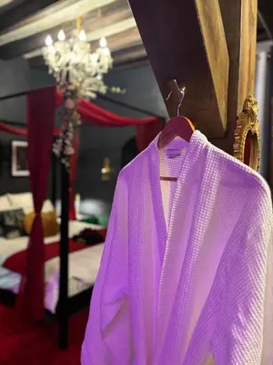 Un ou plusieurs lits dans un hébergement de l'établissement Cocon d'Amour - Old Tours