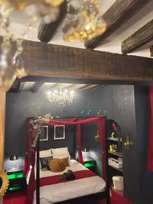 Un ou plusieurs lits dans un hébergement de l'établissement Cocon d'Amour - Old Tours