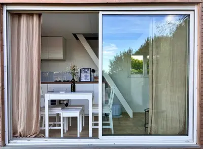 Balcon ou terrasse dans l'établissement Tiny House cosy
