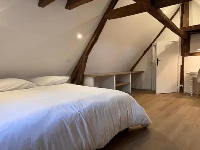 Un ou plusieurs lits dans un hébergement de l'établissement appartement 2 à 4 personnes vendome coeur de ville