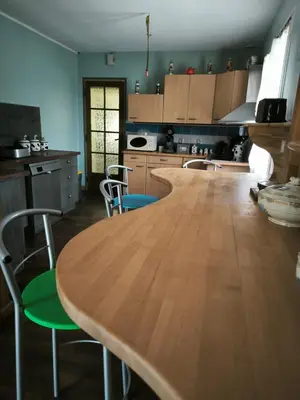 Cuisine ou kitchenette dans l'établissement chez jacques et cricri