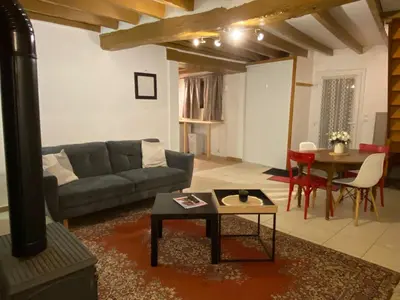 Coin salon dans l'établissement L'Oret'Home