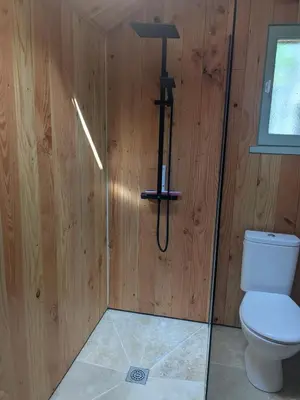 Salle de bains dans l'établissement Studio Eco-Rénové