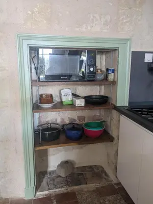 Cuisine ou kitchenette dans l'établissement Studio Eco-Rénové