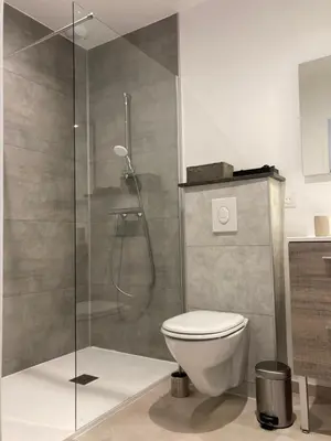 Salle de bains dans l'établissement Maison de ville