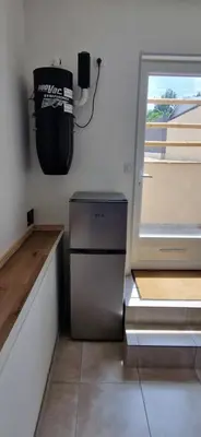 Télévision ou salle de divertissement dans l'établissement Cottage La Rive du Loir 2km from Zoo de la Flèche