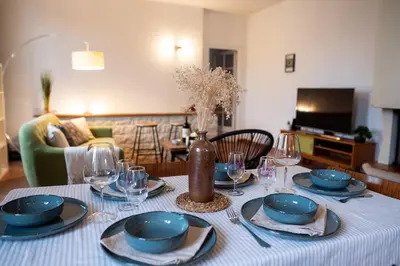 Coin salon dans l'établissement Escapade tourangelle