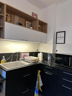 Cuisine ou kitchenette dans l'établissement Bed and birds