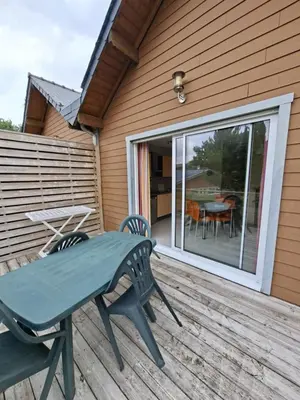 Balcon ou terrasse dans l'établissement cottage Le Vau15