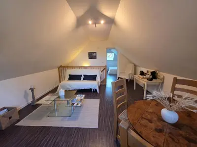 Un ou plusieurs lits dans un hébergement de l'établissement Logement sur la Loire à vélo