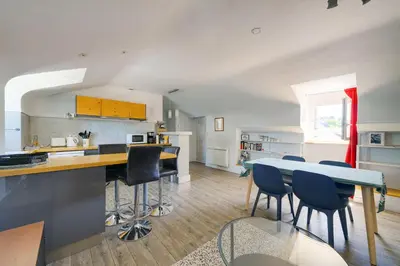 Cuisine ou kitchenette dans l'établissement Le Cœur d'Amboise