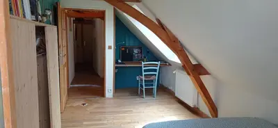 Télévision ou salle de divertissement dans l'établissement Gîte 3 chambres dans Longère aux Rosiers-sur-Loire