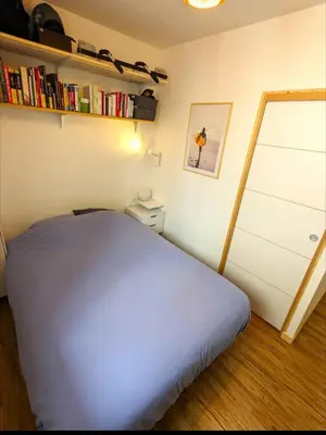 Un ou plusieurs lits dans un hébergement de l'établissement T2 bis moderne avec mezzanine calme hyper centre