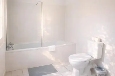 Salle de bains dans l'établissement Le Charme d'Amboise
