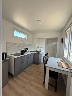 Cuisine ou kitchenette dans l'établissement Fully equipped one-bedroom apartment, unpack your bags