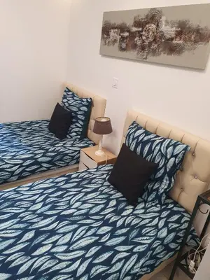 Coin salon dans l'établissement MAISON spacieuse