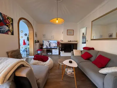 Coin salon dans l'établissement Le Tavano - 5pers - 24h du Mans