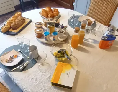 Nourriture dans le B&B/chambre d'hôtes ou à proximité
