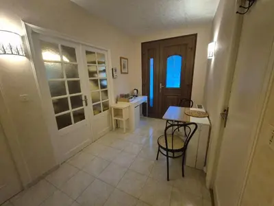 Plan de l'établissement Chambre bleu dans un appartement independant de l habitation
