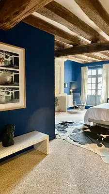 Coin salon dans l'établissement Auberge Radieuse