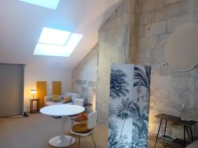 Plan de l'établissement Tiny, bright architect-designed loft, king size