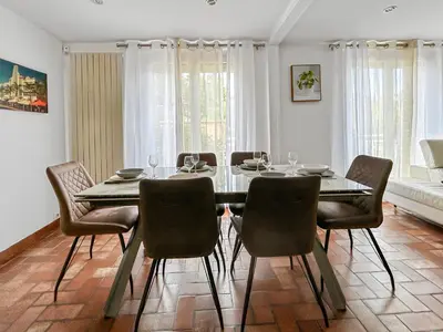 Coin salon dans l'établissement La maison Tinoli Escapade tranquille près d'Angers