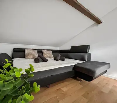Coin salon dans l'établissement La maison Tinoli Escapade tranquille près d'Angers