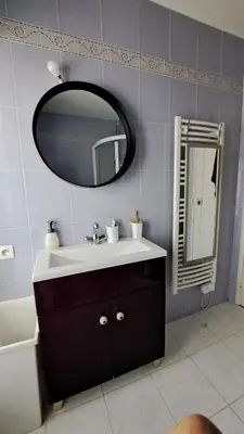 Salle de bains dans l'établissement Jolie chambre en cœur de ville