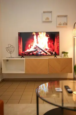 Télévision ou salle de divertissement dans l'établissement Appartement hyper centre ville