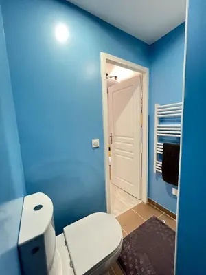 Salle de bains dans l'établissement Studio Lisbonne - Plein centre-ville refait à neuf avec parking gratuit
