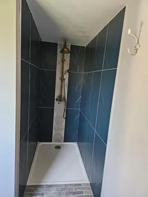 Salle de bains dans l'établissement Amboise vintage