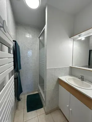 Salle de bains dans l'établissement APT Iere ETAGE PARKING PRIVE AVEC GARAGE MOTO VELO
