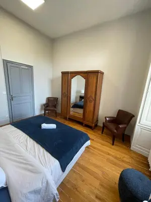 Un ou plusieurs lits dans un hébergement de l'établissement Château de Savonnières