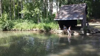 Paysage naturel près de la maison de vacances