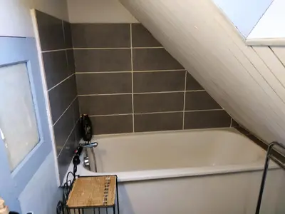 Salle de bains dans l'établissement Gare pleinitude